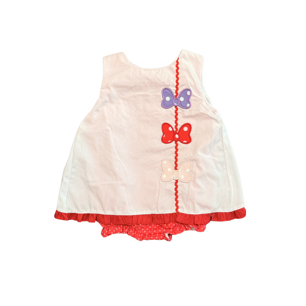 Girls Mouse Bow Skirted Bubble