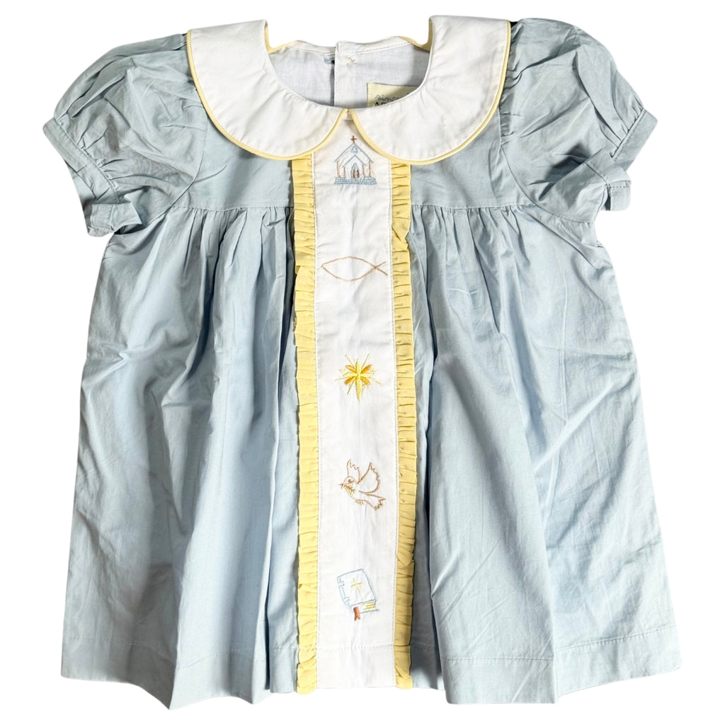 Hand Embroidered Church Dress