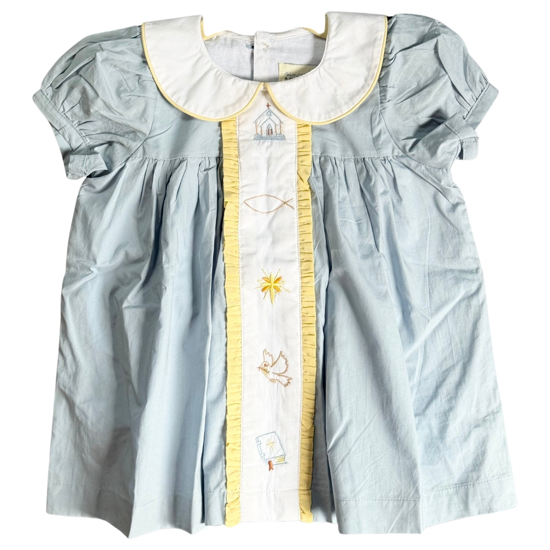 Hand Embroidered Church Dress