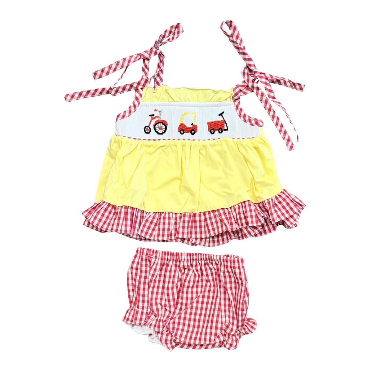 Vintage Ride-On Toys Handsmocked Bloomer Set