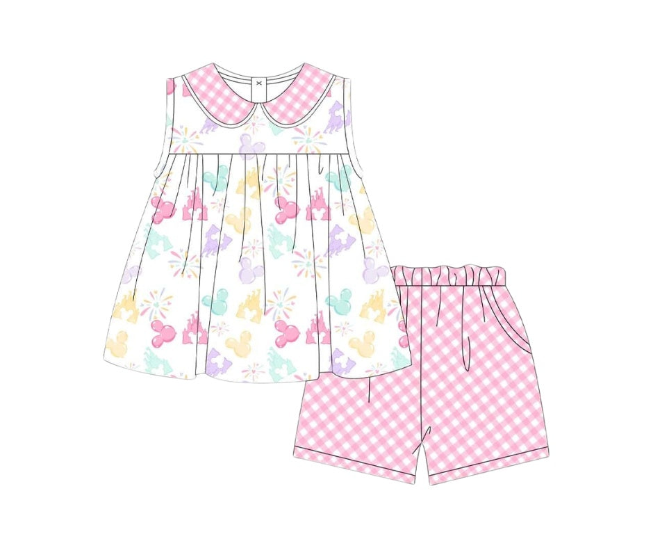 Magical Celebration Short Set - Toddler Girls Outfit - ETA June