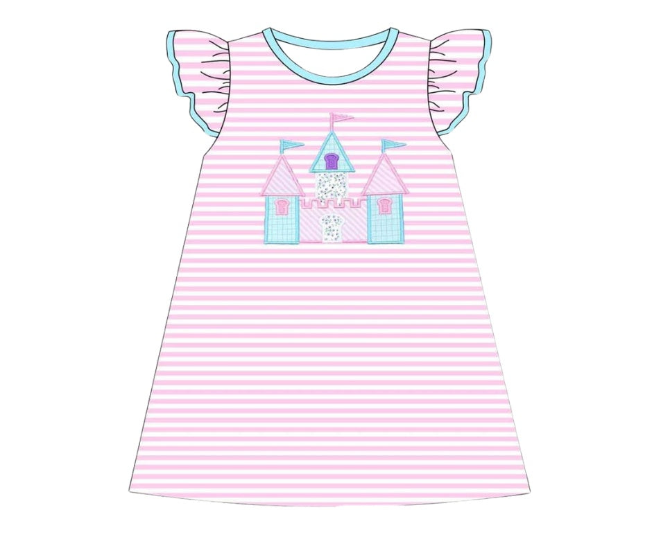 Castle Flags Dress - Toddler Girl Outfits