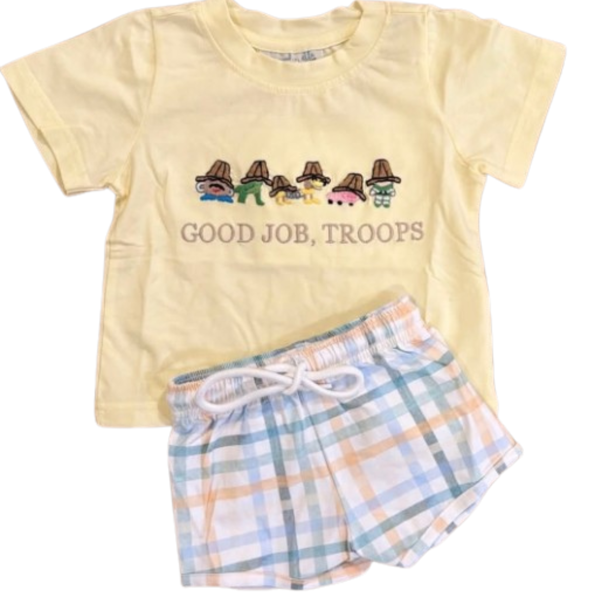 Good Job, Troops Boys Short Set