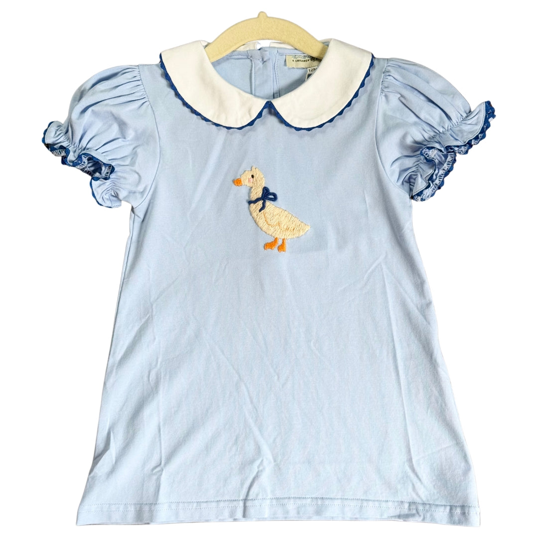 Hand Embroidered Goose Dress