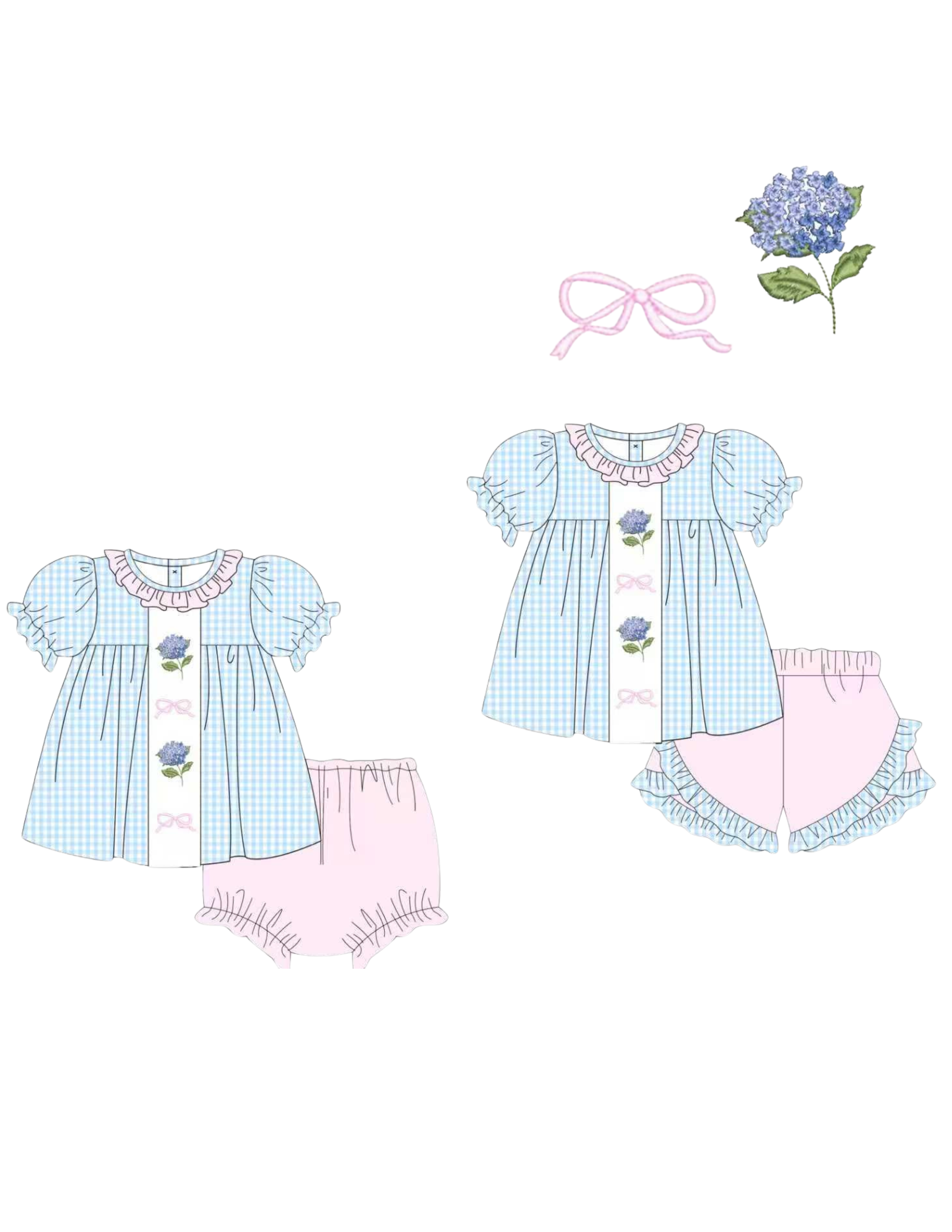 Bow and Hydrangea - Ships in April26