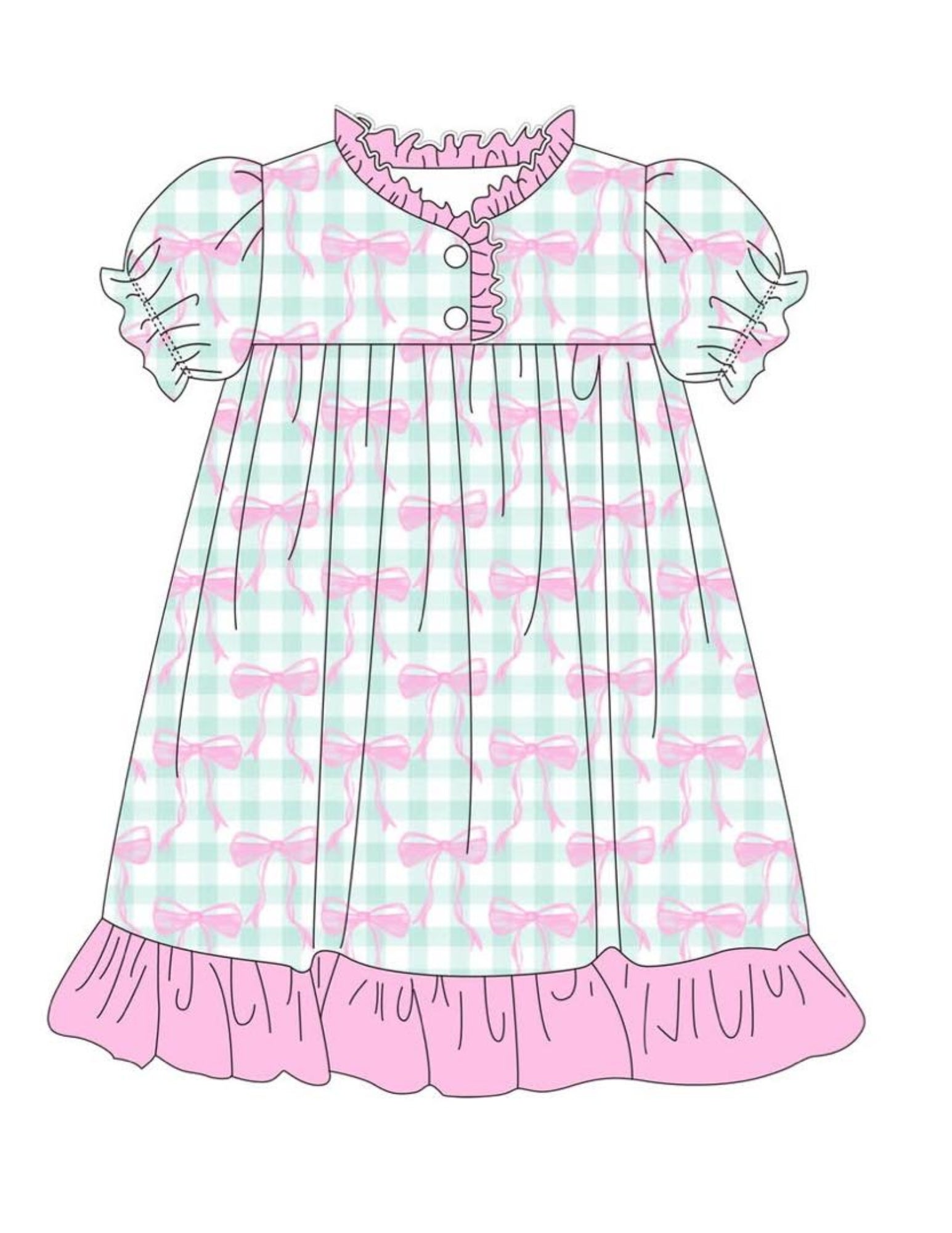 Bow Nightgown - Ships March26