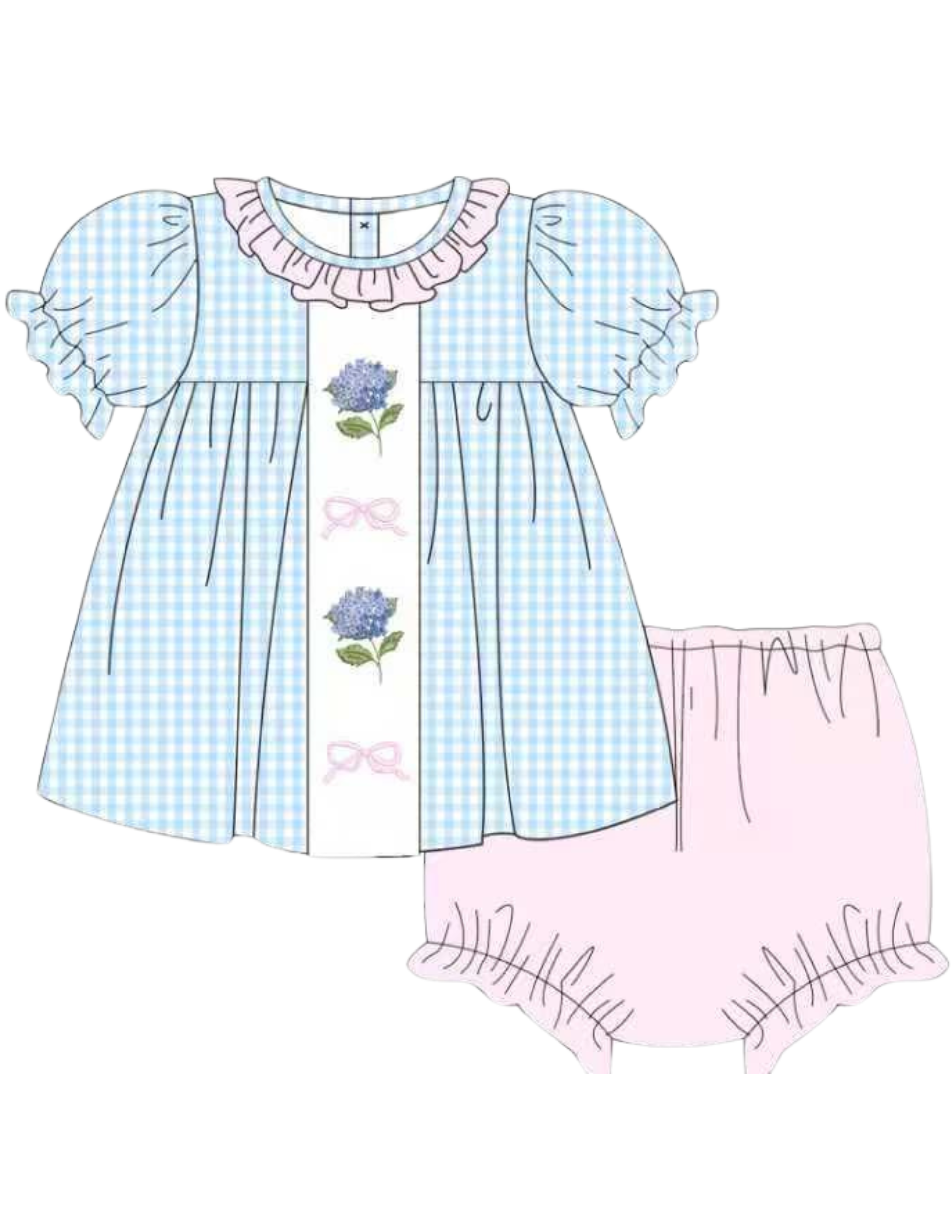 Bow and Hydrangea - Ships in April26