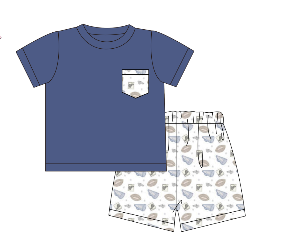 Boys Football Shorts Set - ETA September