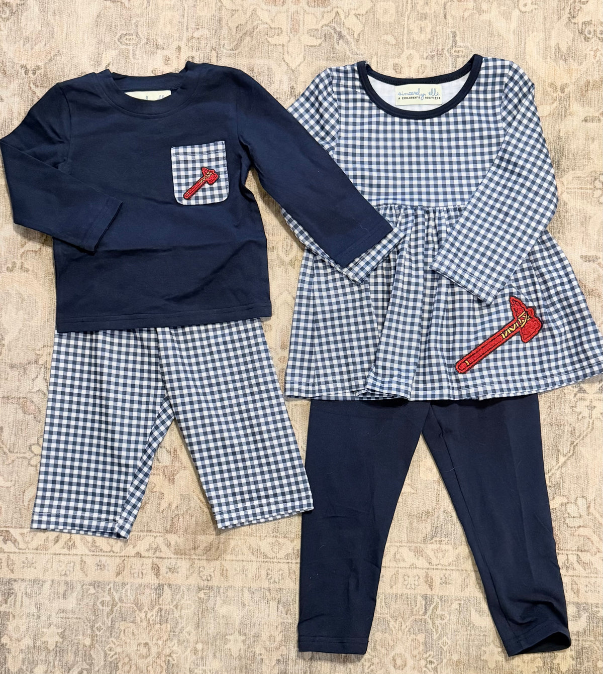 Girl Baseball in the South Pant Set