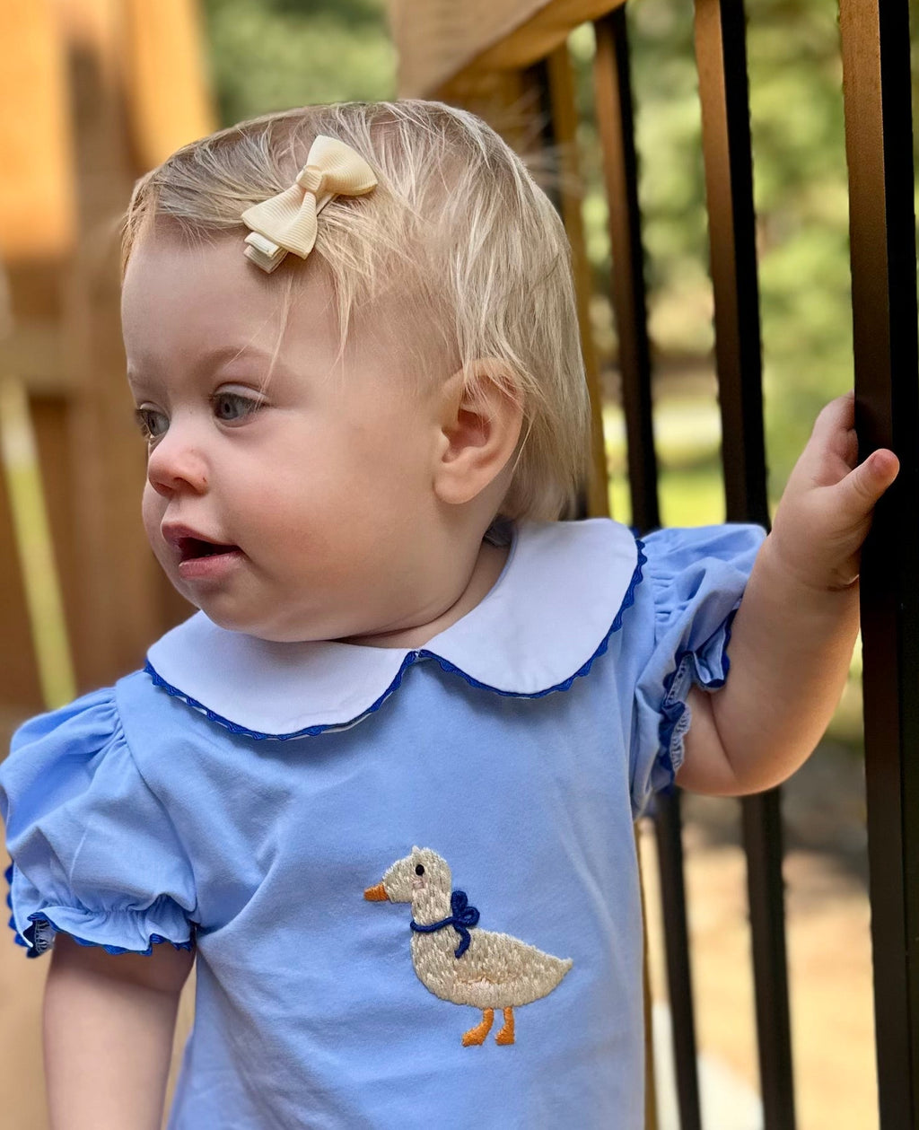 Hand Embroidered Goose Dress