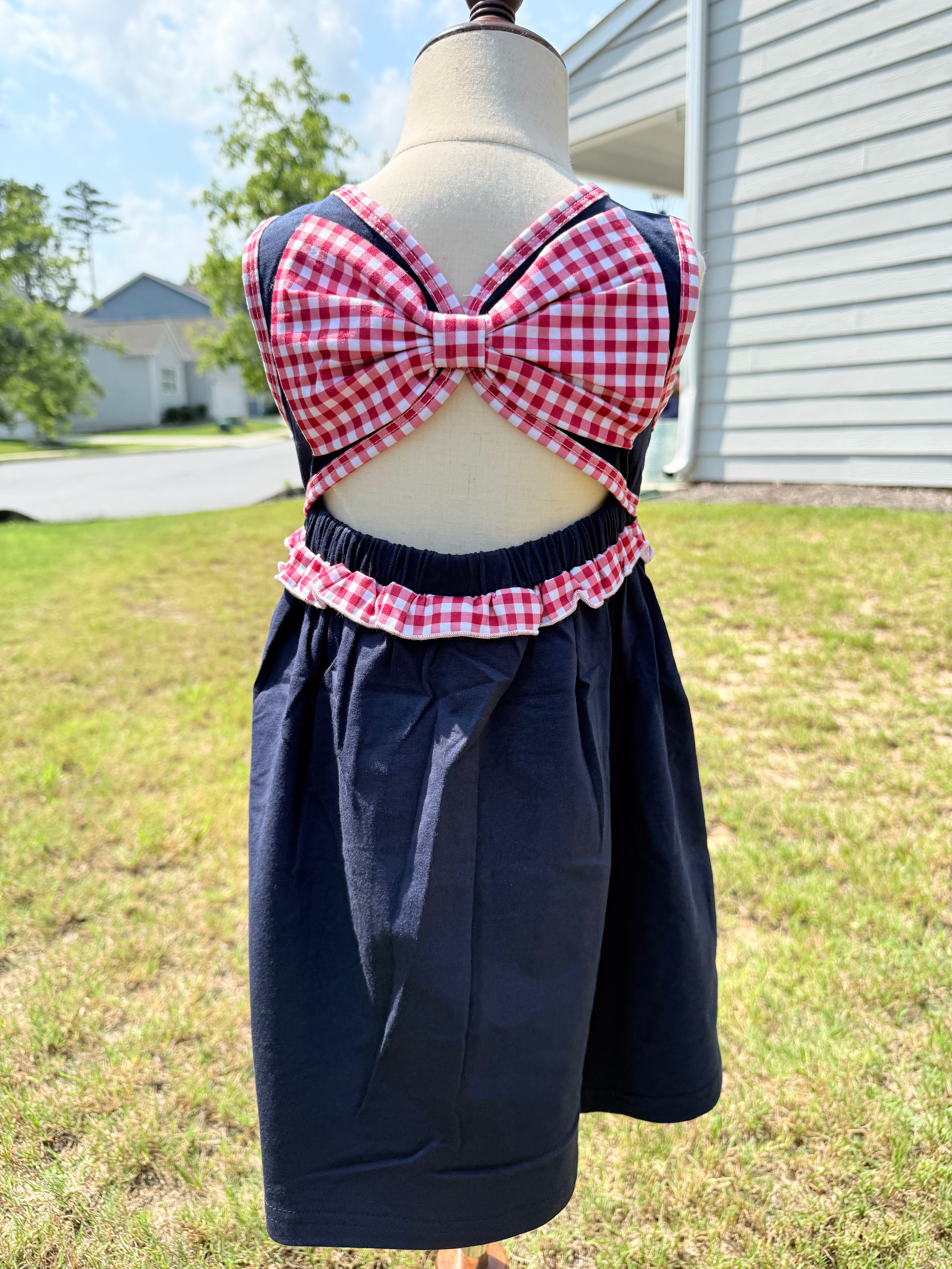 Pic-a-nic Basket Dress - Toddler Girls Outfit