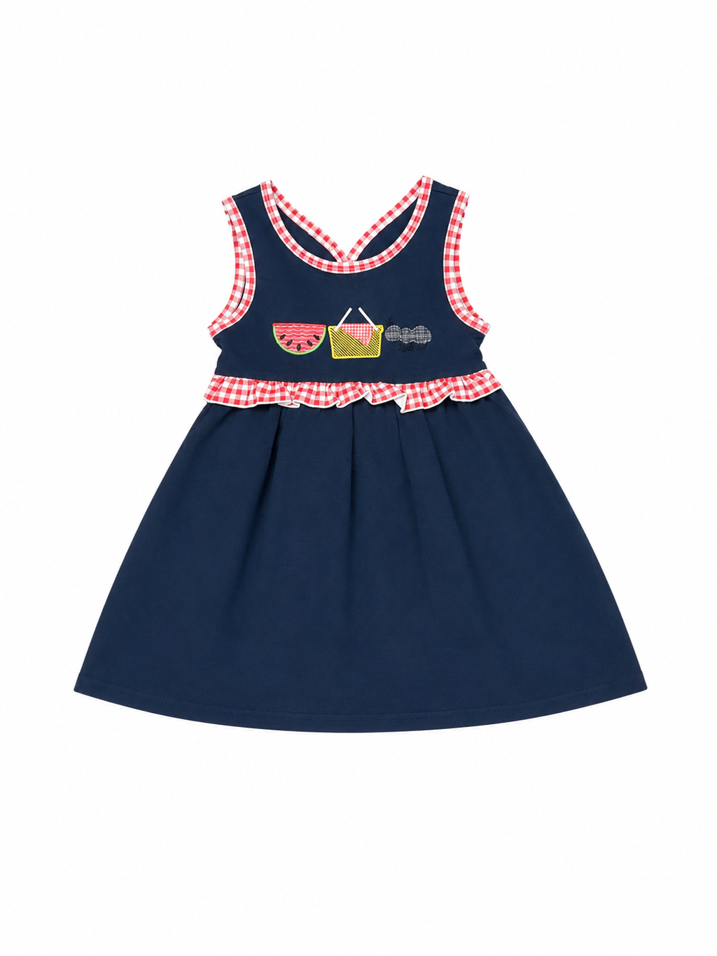 Pic-a-nic Basket Dress - Toddler Girls Outfit