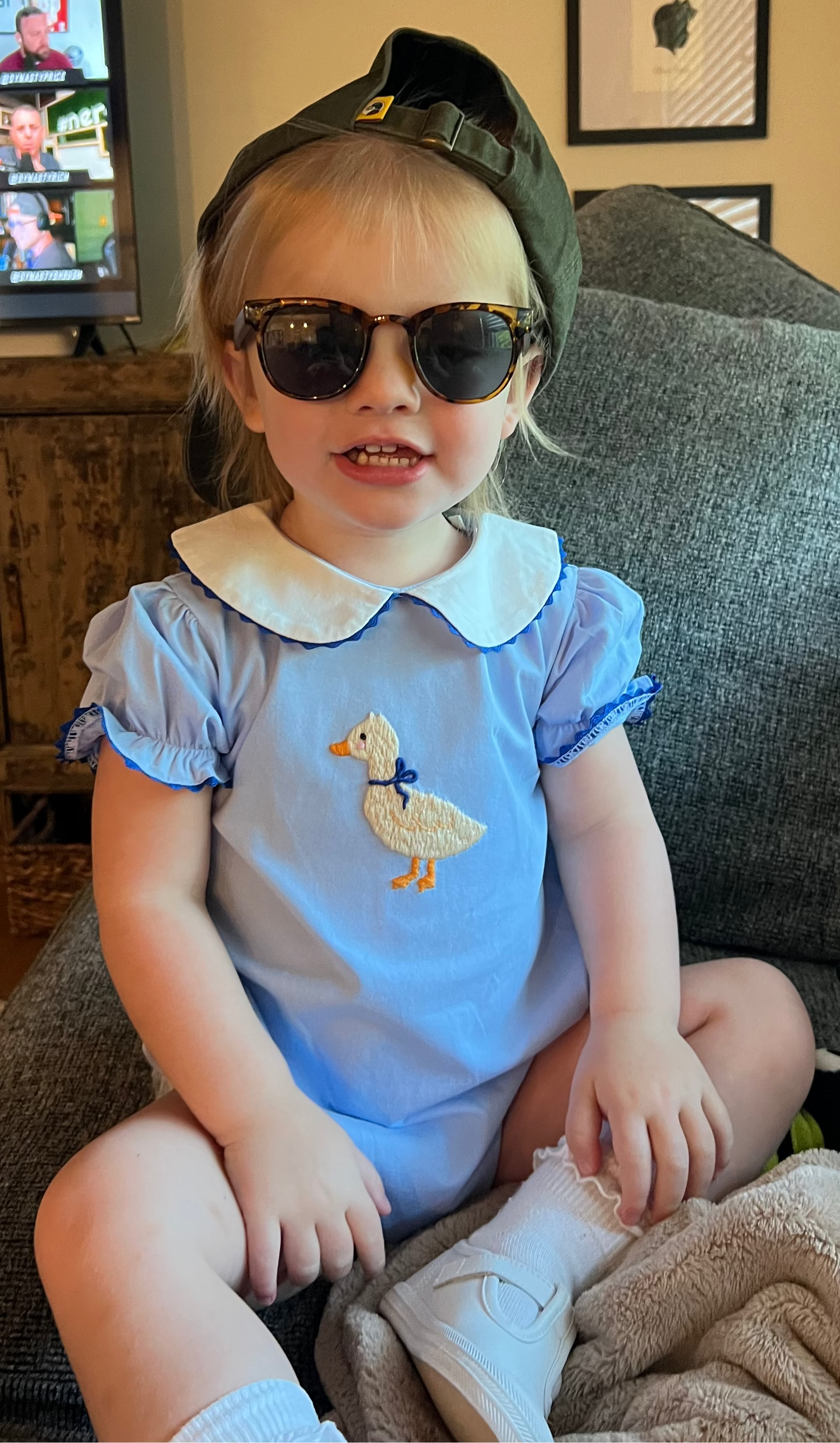 Hand Embroidered Goose Bubble