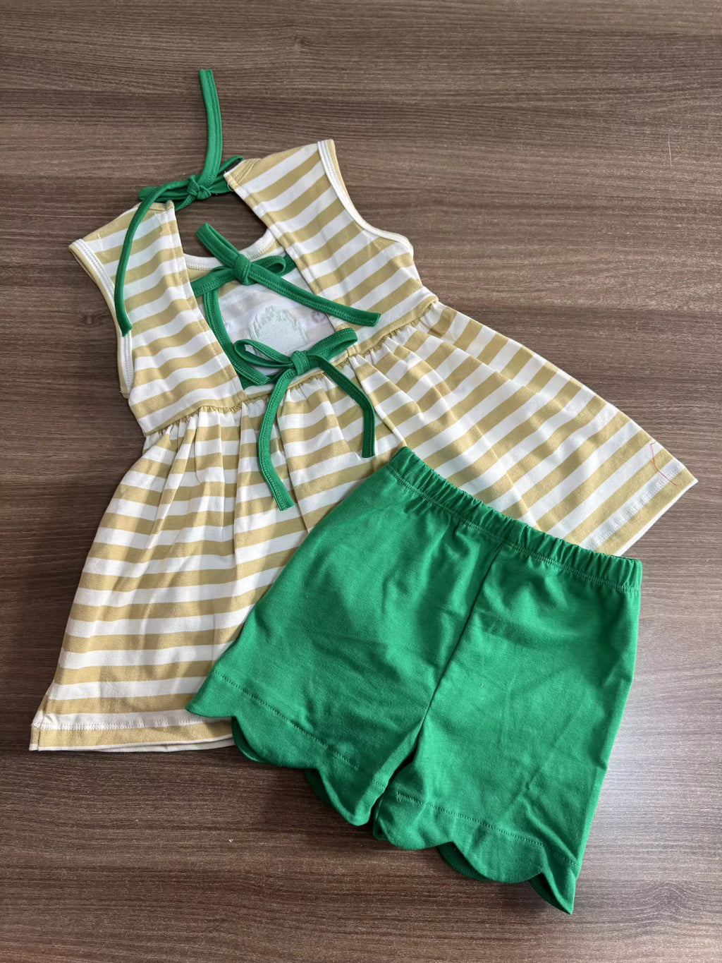 Emerald City Scalloped Short Set - SALE!