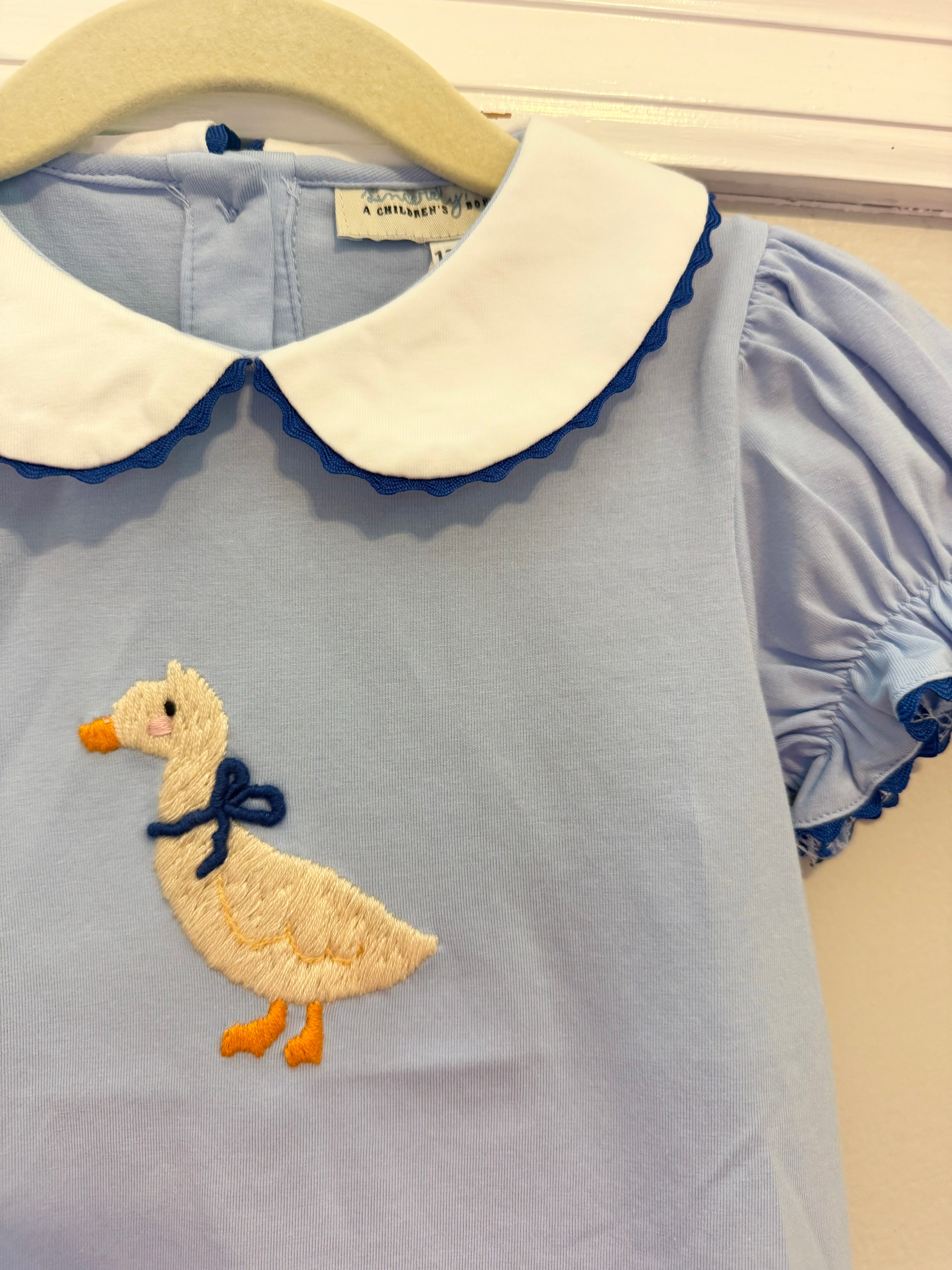 Hand Embroidered Goose Dress