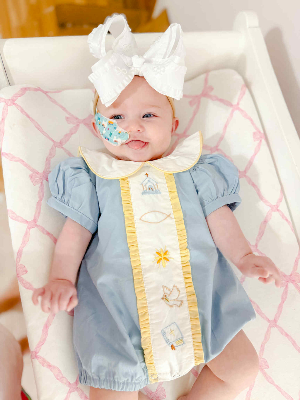 Hand Embroidered Church Bubble