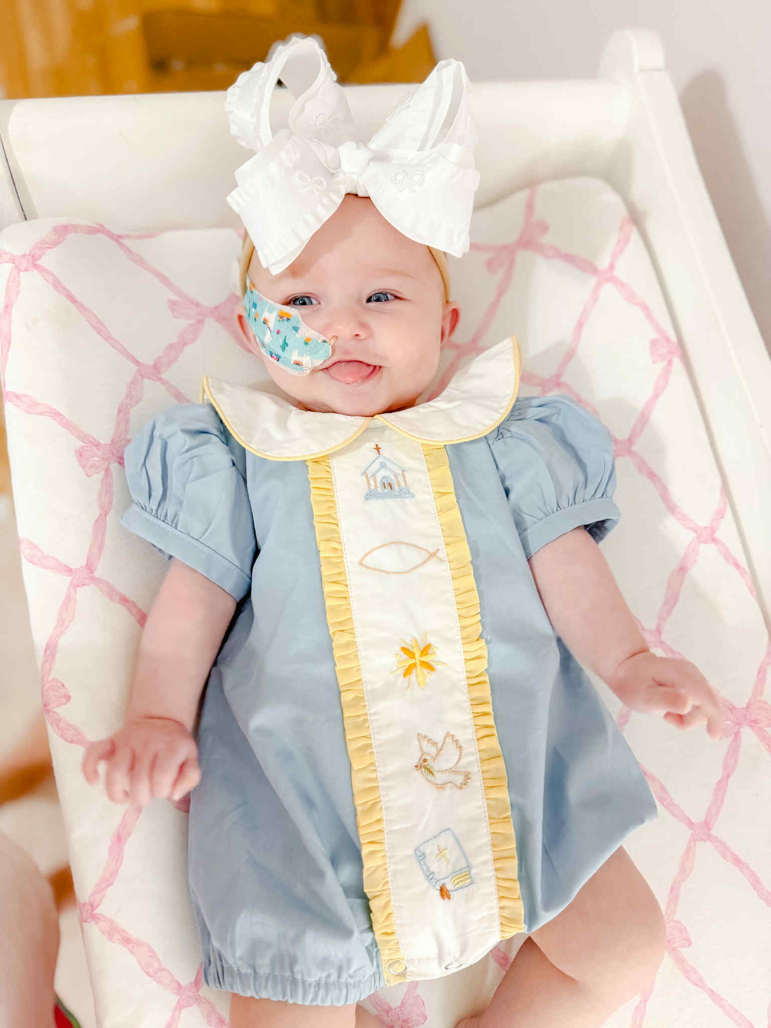 Hand Embroidered Church Bubble