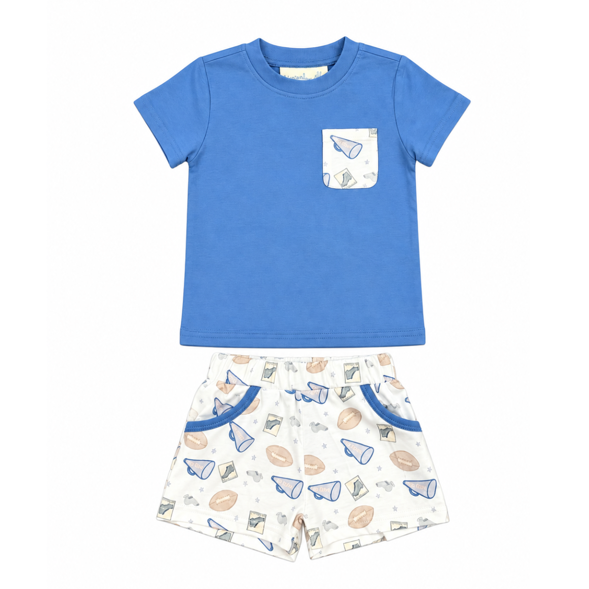 Boys Football Shorts Set