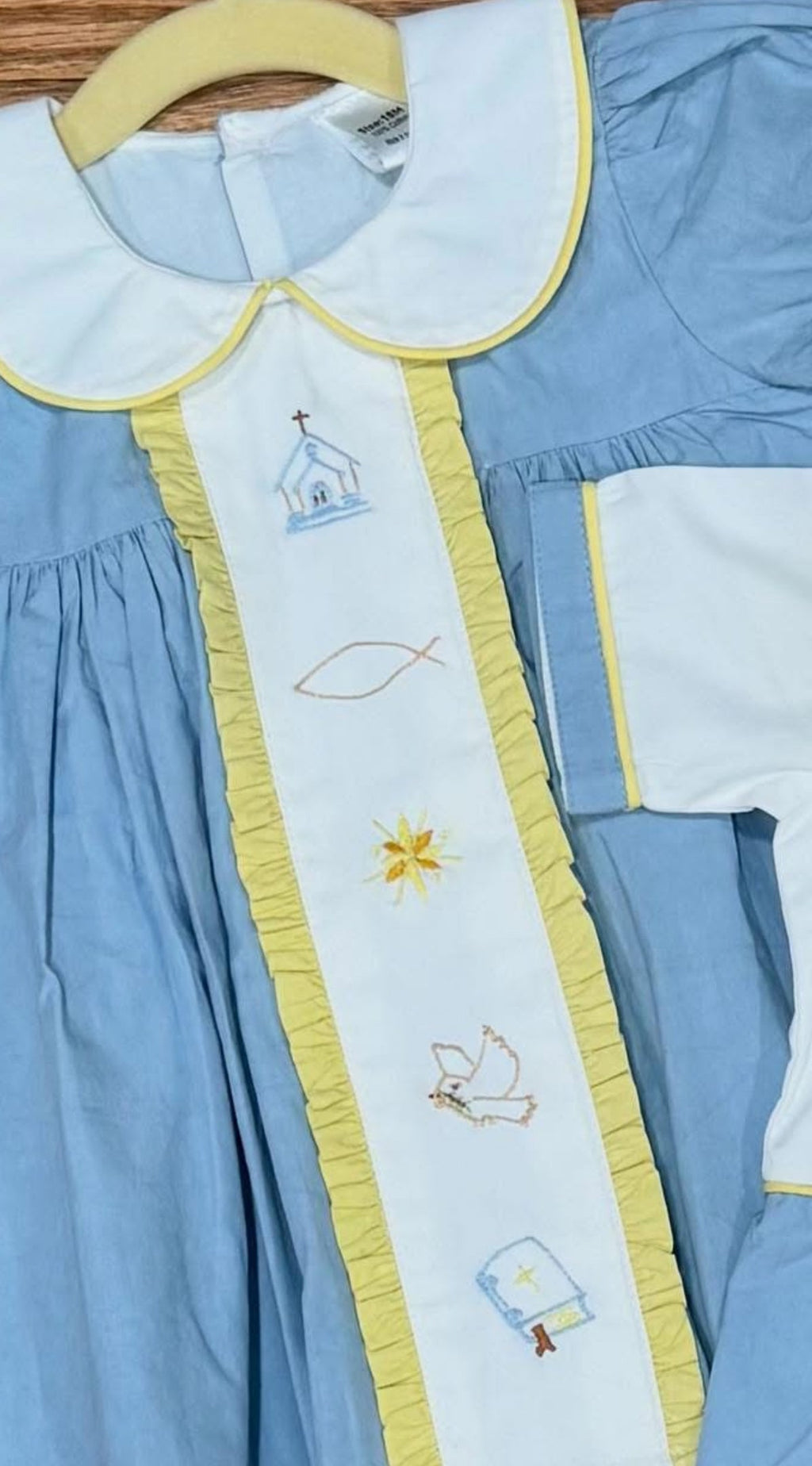 Hand Embroidered Church Dress